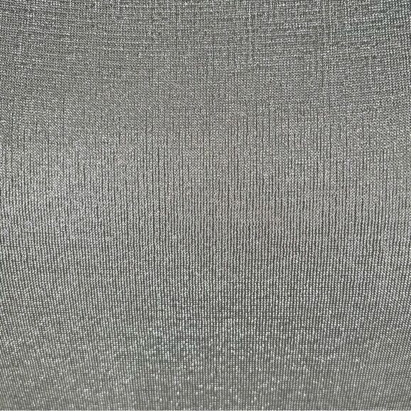 Alice + Olivia Champagne Silver Tabitha Bodycon Mini Dress Long Sleeve Shimmer S - Picture 5 of 10